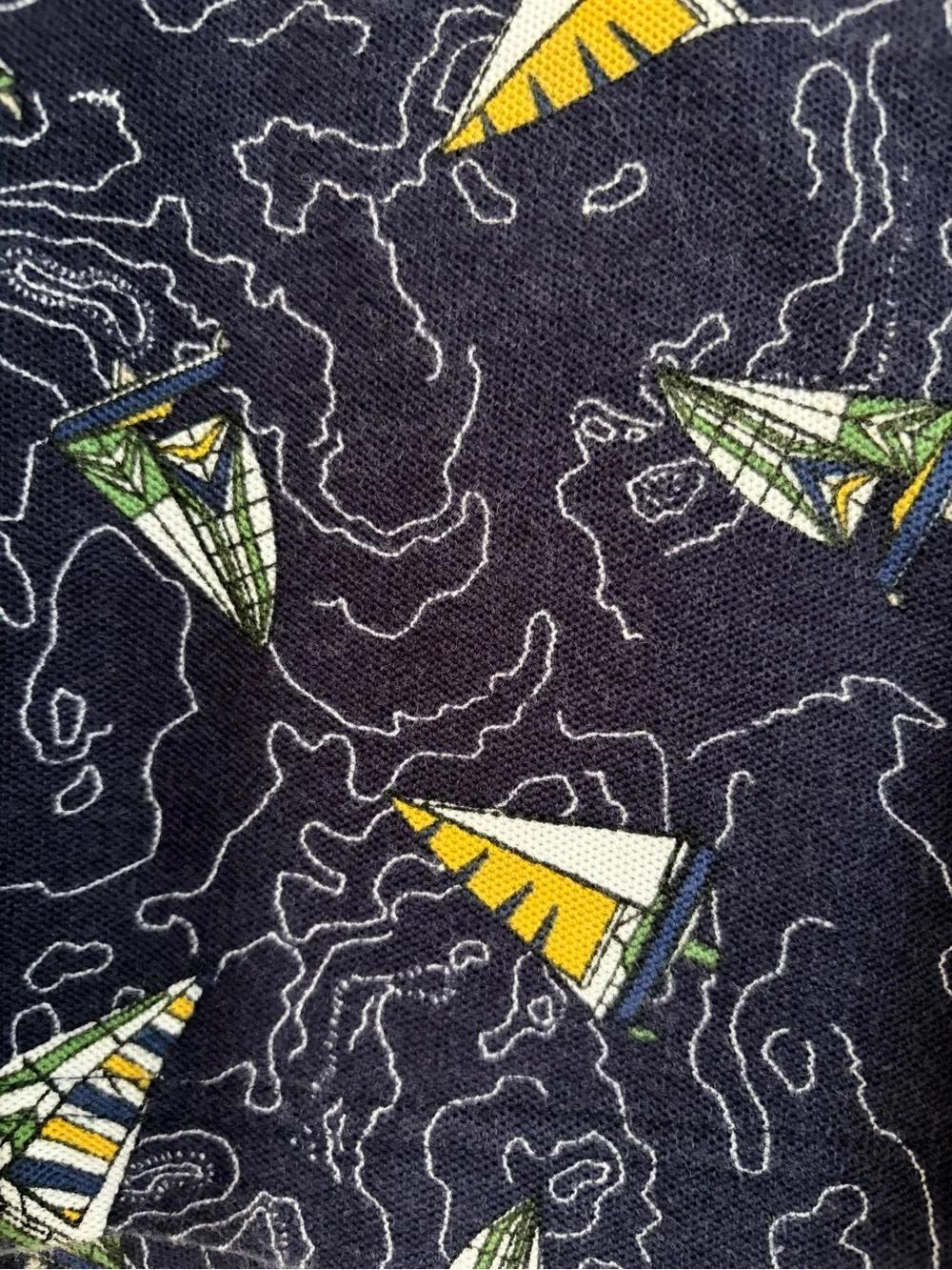 Gymboree vintage sail boat map shirt size 5 years